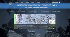 Desktop Screenshot of ipgp.fr